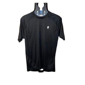 Fila Sport Men Athletic Shirt Motion Stretch Black  Size Small Short Sleeve